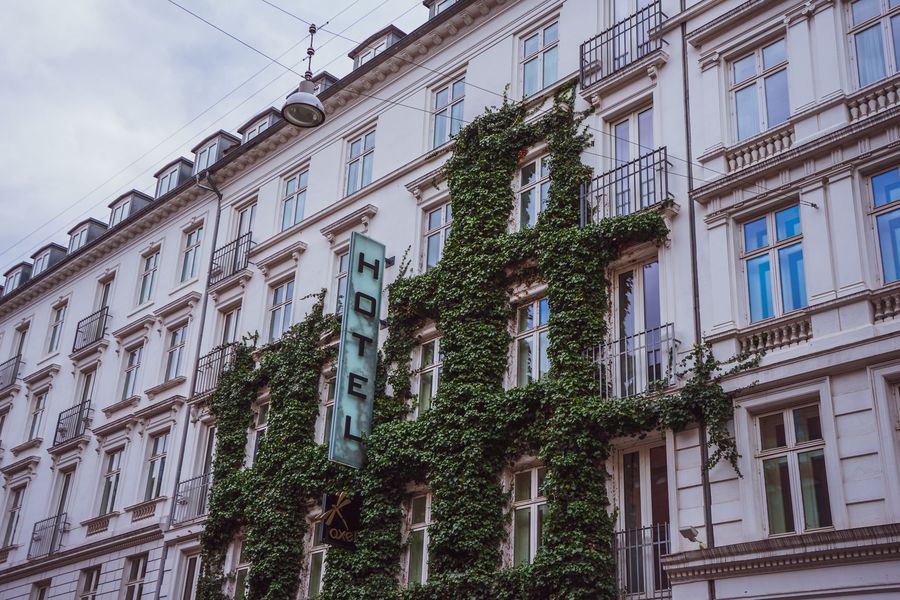 Hotel building — hospitality sector